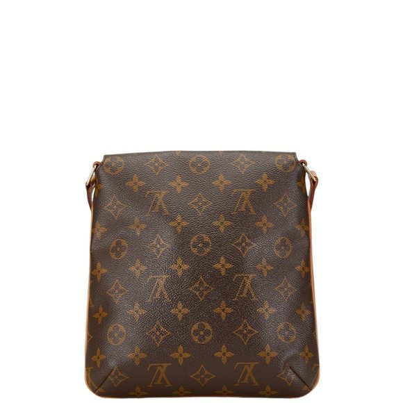 Louis Vuitton Monogram Musette Salsa Short Shoulder Bag M51258 Brown PVC Leat... - Picture 4 of 10